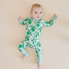 Bamboo Zip Romper | Lucky Shamrock