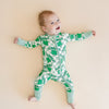 Bamboo Zip Romper | Lucky Shamrock