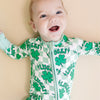 Bamboo Zip Romper | Lucky Shamrock