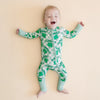 Bamboo Zip Romper | Lucky Shamrock