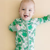 Bamboo Zip Romper | Lucky Shamrock