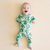 Bamboo Zip Romper | Lucky Shamrock