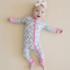 Bamboo Zip Romper | Shamrock & Bows