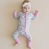 Bamboo Zip Romper | Shamrock & Bows