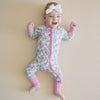 Bamboo Zip Romper | Shamrock & Bows