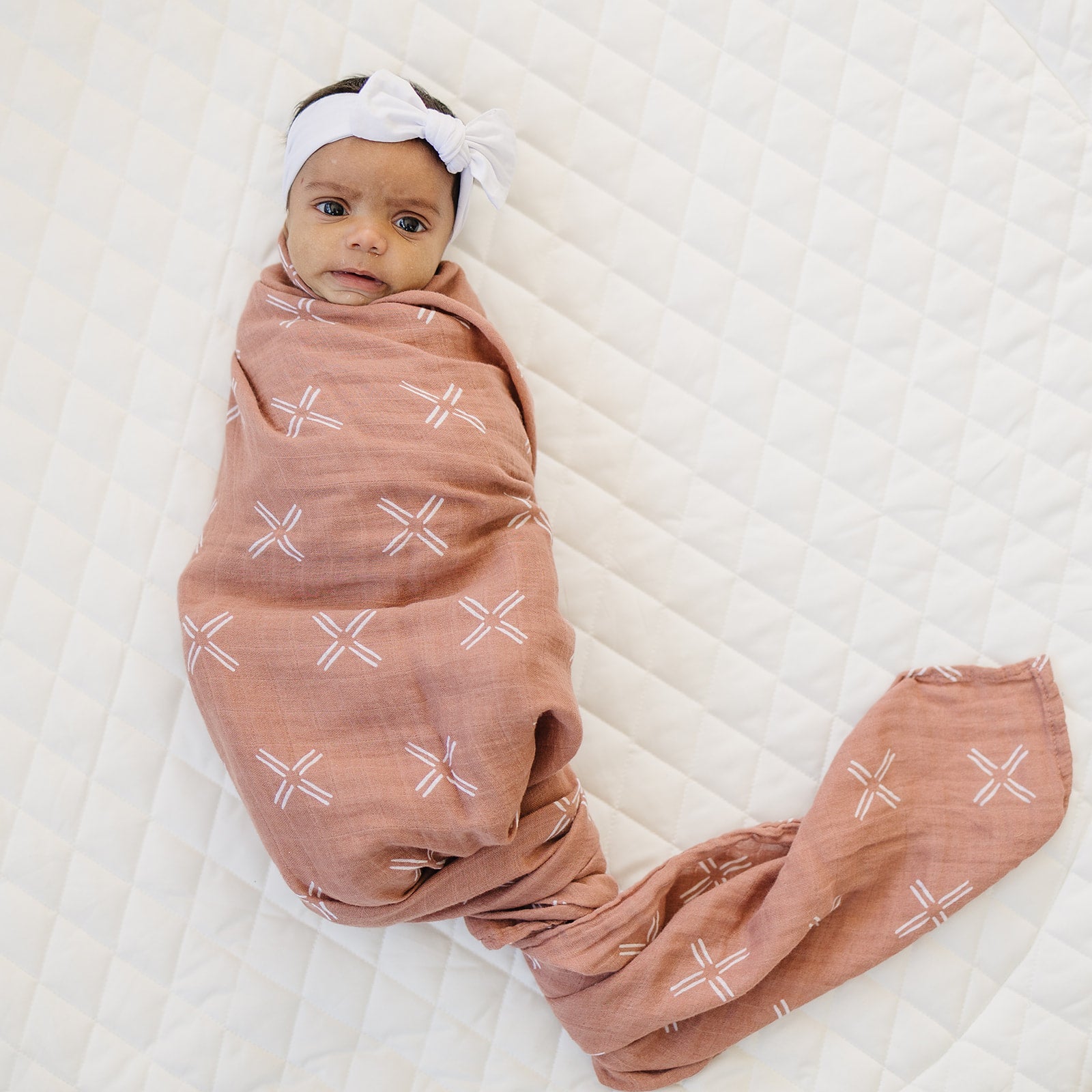 Muslin Swaddle Blanket | Just Peachy