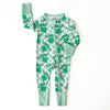 Bamboo Zip Romper | Lucky Shamrock