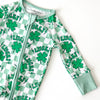 Bamboo Zip Romper | Lucky Shamrock