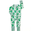 Bamboo Zip Romper | Lucky Shamrock