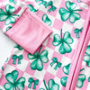 Bamboo Zip Romper | Shamrock & Bows