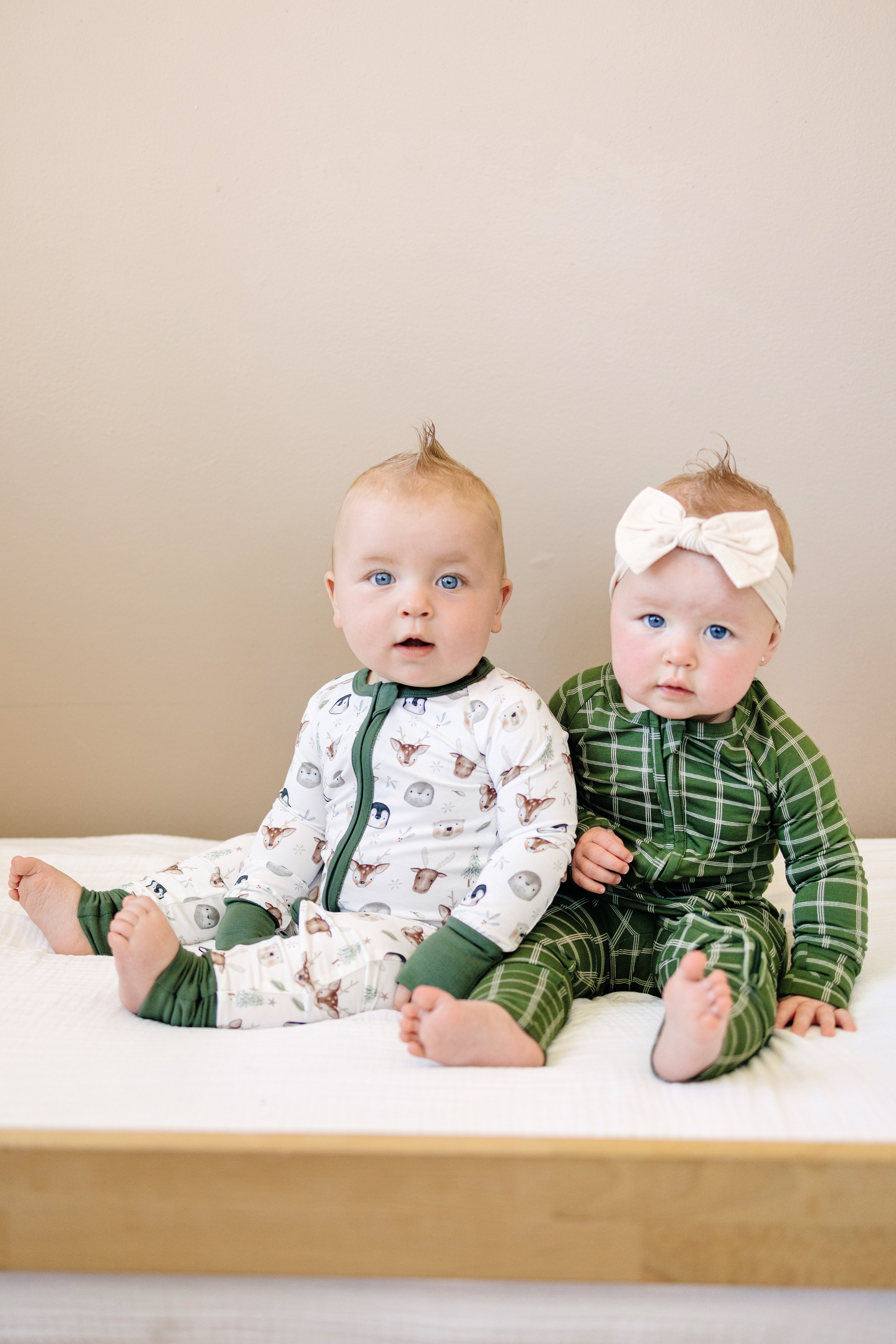 Ollee cheapest & Belle Flutter Side Zip Bamboo Romper Bundle