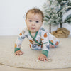 Bamboo Zip Romper | Christmas Ornament