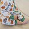 Bamboo Zip Romper | Christmas Ornament