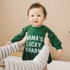 Bamboo Sweatshirt Romper | Mama's Lucky Charm