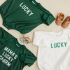 Bamboo Sweatshirt Romper | Mama's Lucky Charm