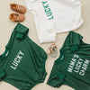 Bamboo Sweatshirt Romper | Mama's Lucky Charm