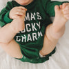 Bamboo Sweatshirt Romper | Mama's Lucky Charm