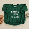 Bamboo Sweatshirt Romper | Mama's Lucky Charm