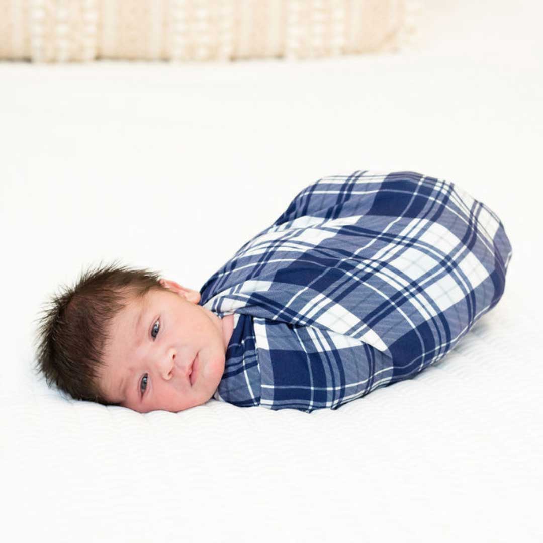 Plaid 2025 swaddle blanket