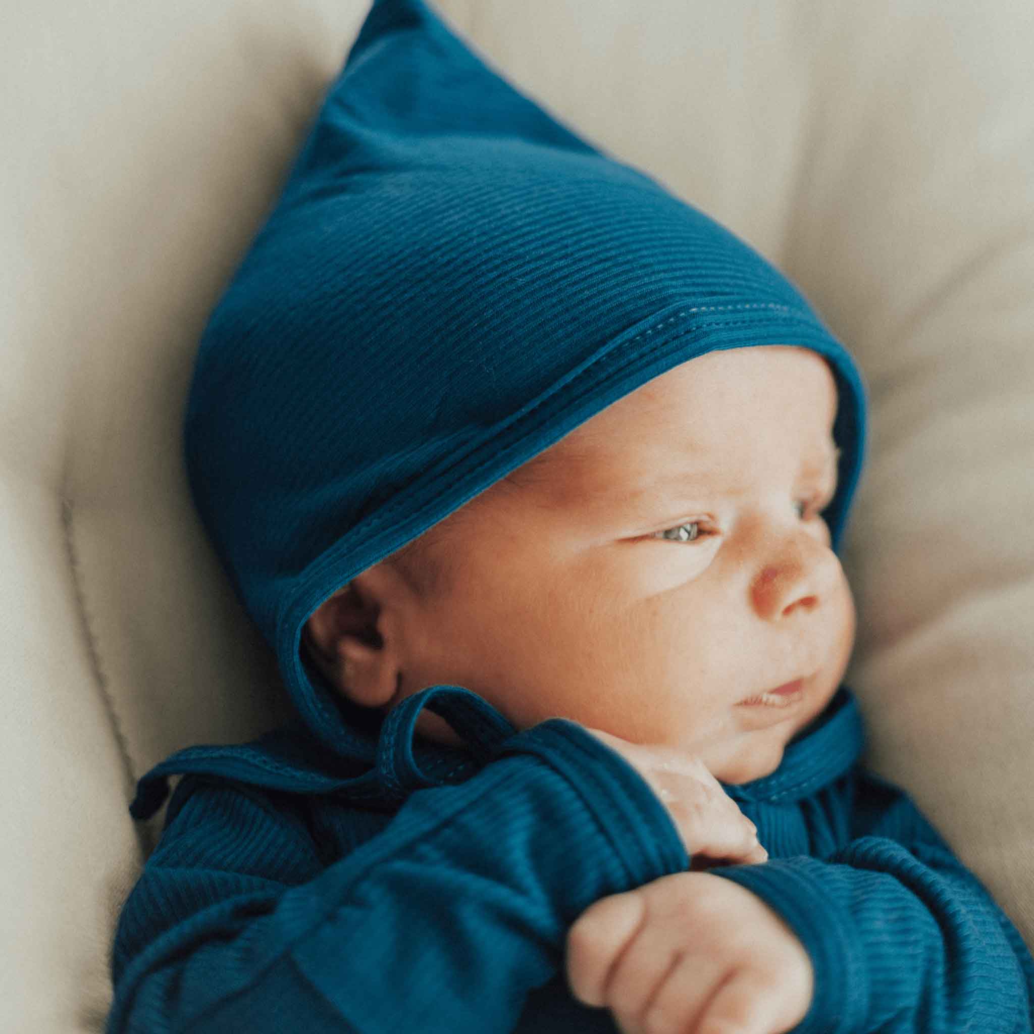 Blue 2025 bonnet baby